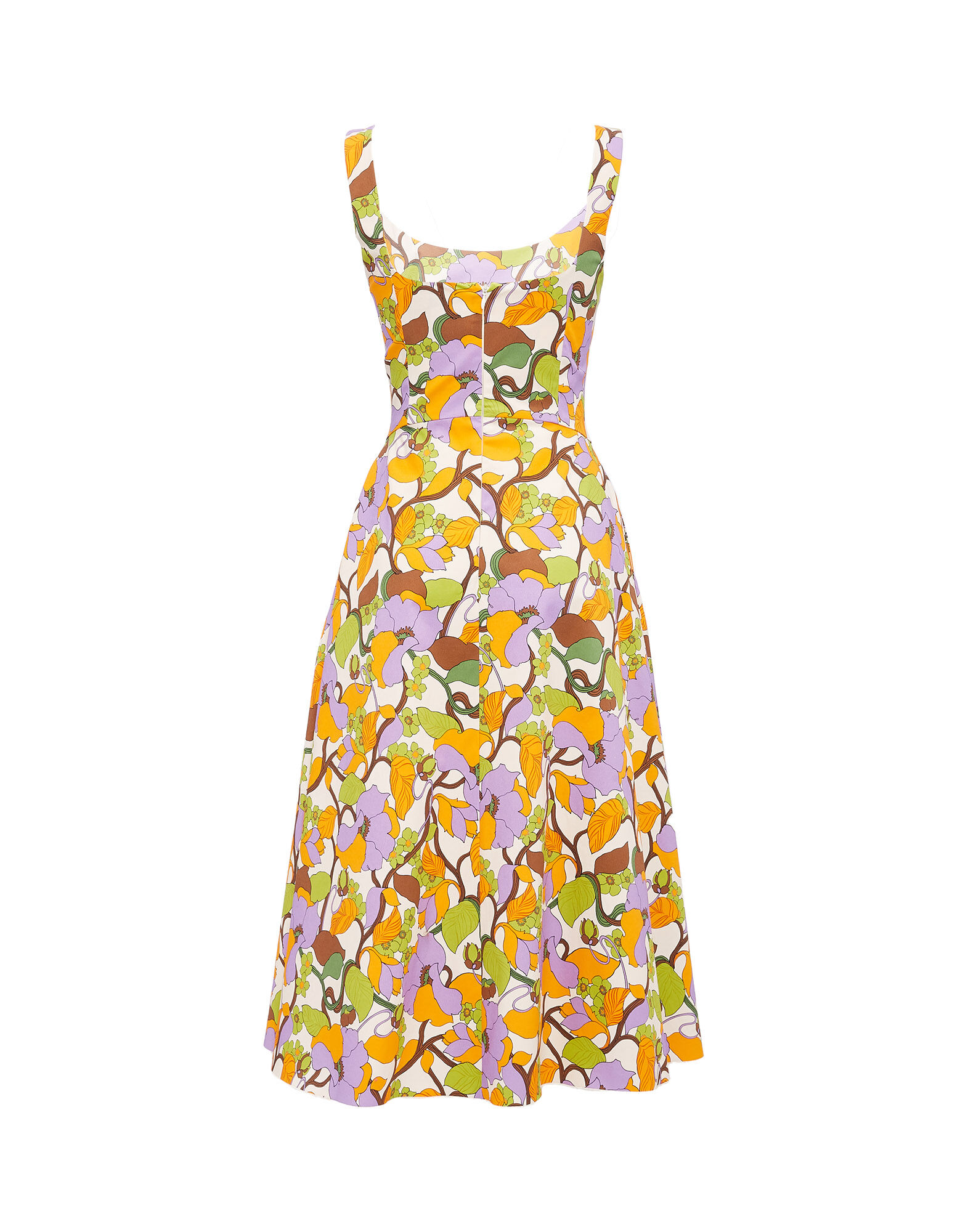 La DoubleJ Sophia Dress Vines Bianco DRE0437COT006VIN0002