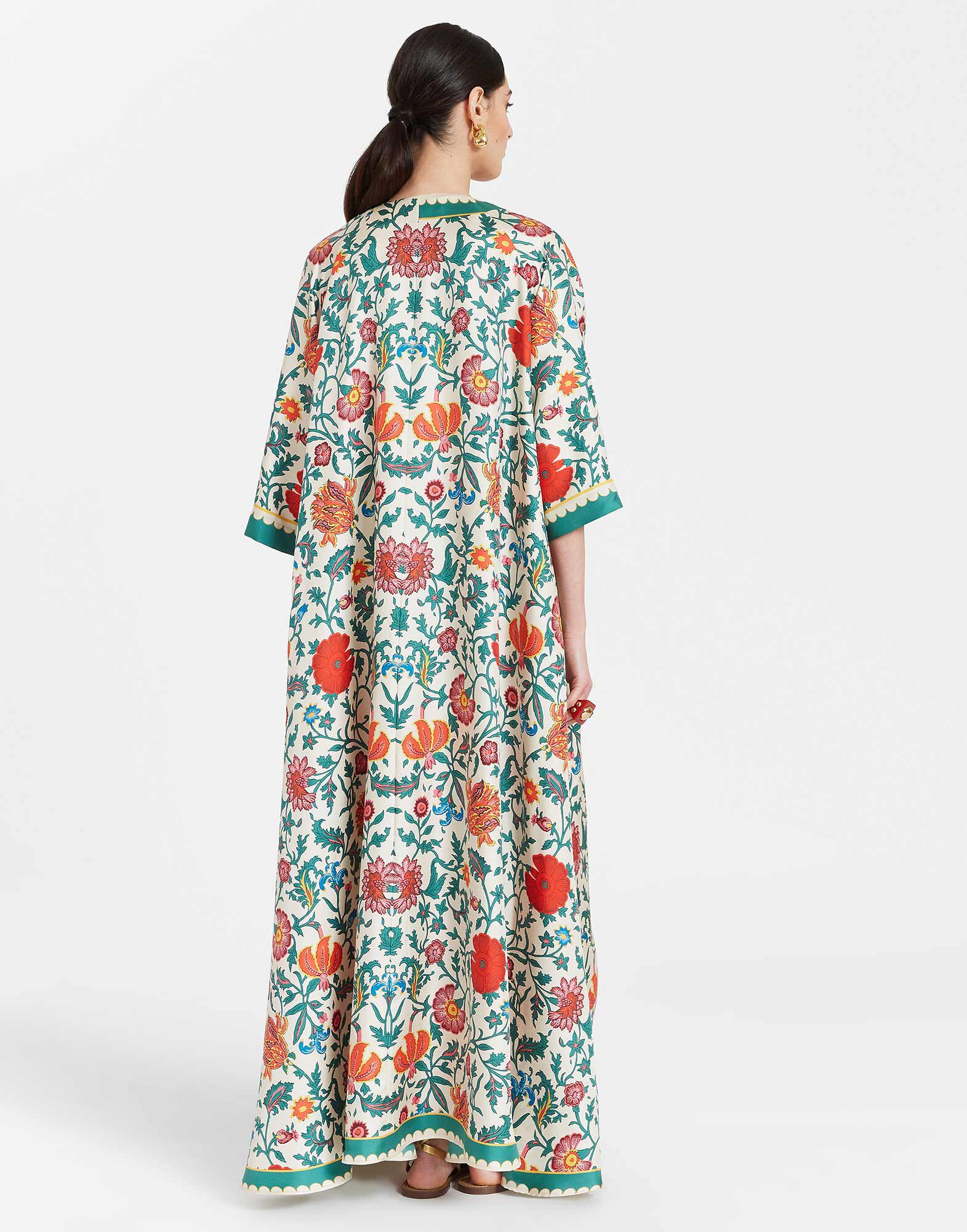 La DoubleJ Muumuu Dress Dragonflower Plac&eacute;e Multicolor DRE0225SIL001DRE05MU01