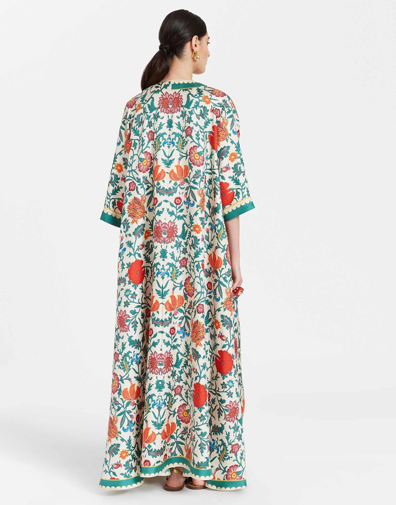 La DoubleJ Muumuu Dress La DoubleJ Muumuu Dress Dragonflower Placée Multicolor DRE0225SIL001DRE05MU01