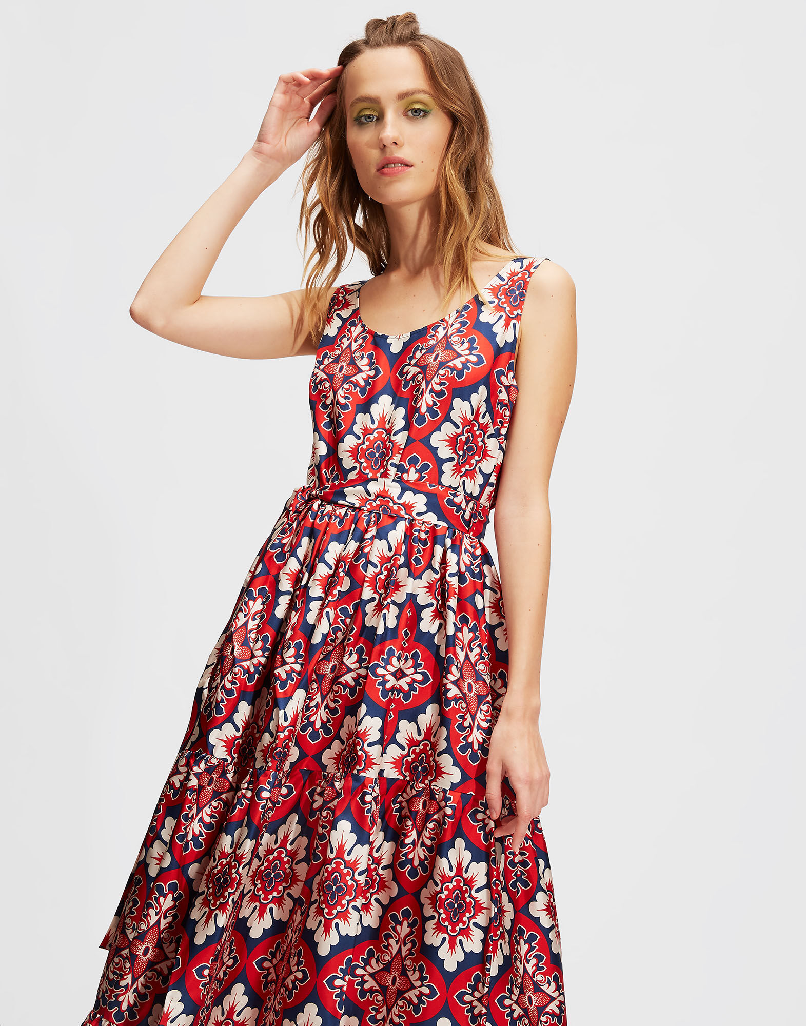 LaDoubleJ Pellicano Dinner Dress Palazzo Riviera DRE0034SIL001PAL0003