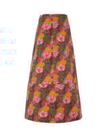 La DoubleJ A-Long Skirt La DoubleJ A-Long Skirt Orange Gerber SKI0018COT006GER0002