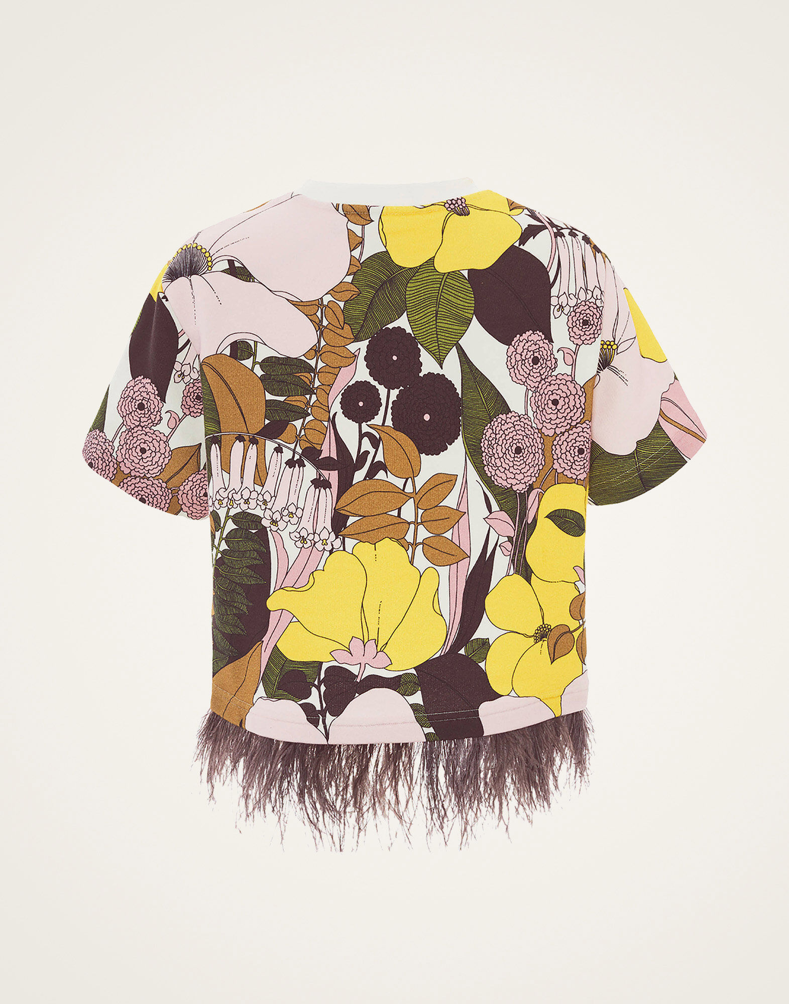 La DoubleJ La Scala Tee Big Flower Rose TSH0026JER031BFL03PI01