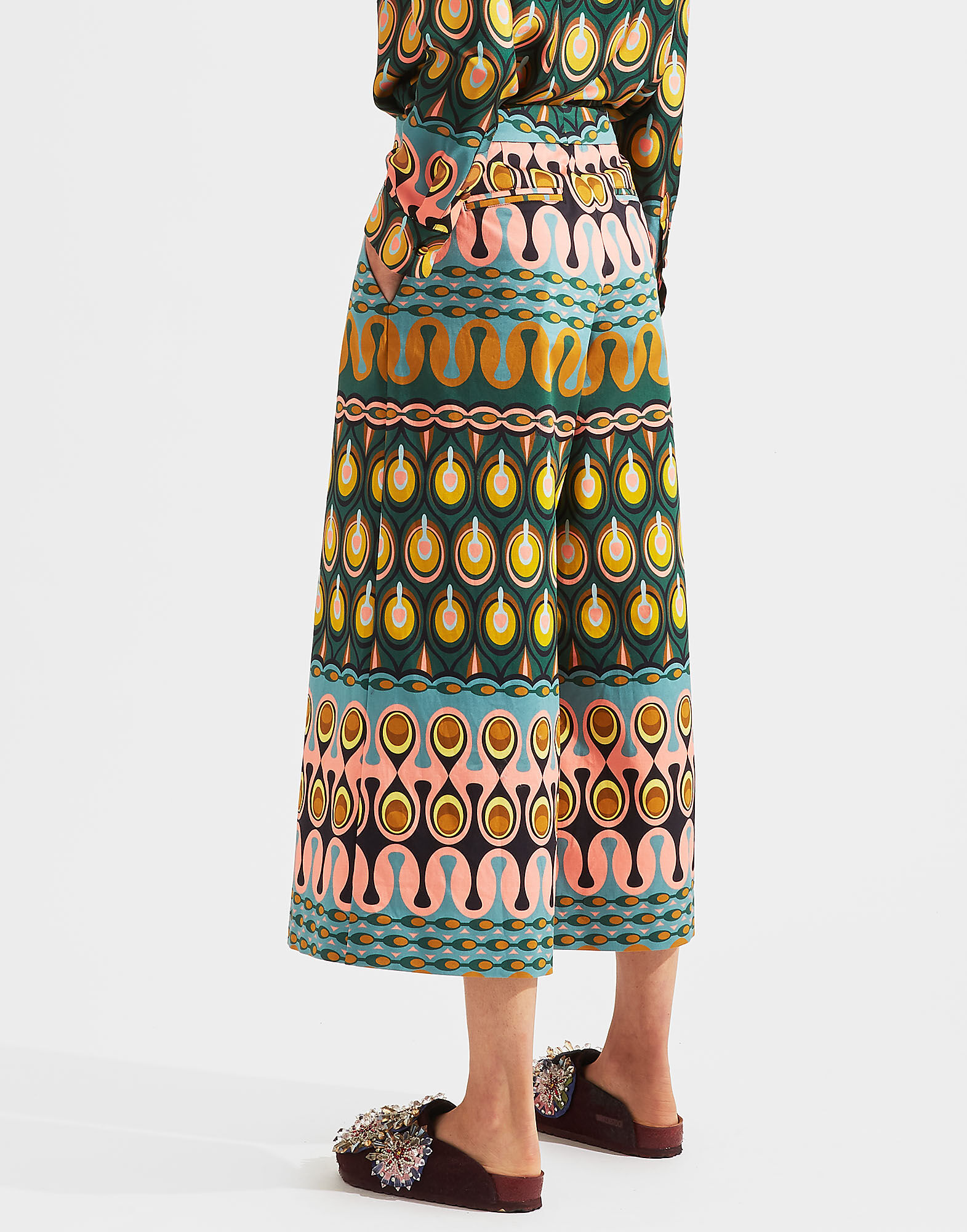 LaDoubleJ Coulotte Pants Rio Verde TRO0027COT006RIO0002