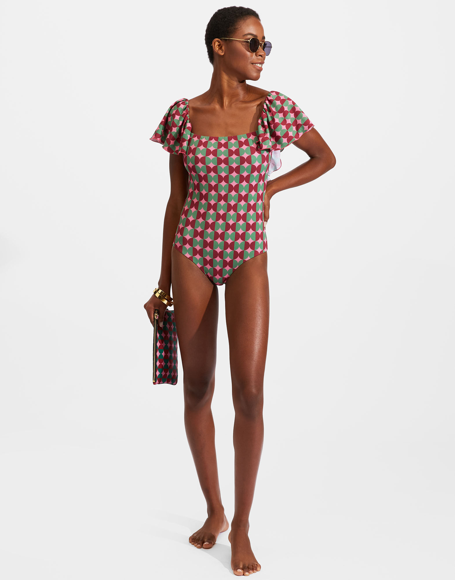 La DoubleJ Scarlett Swimsuit Mezzaluna Pink SWI0034LYC002MEZ0002