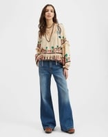 La DoubleJ Boho Blouse La DoubleJ Boho Blouse Eve Ecru TOP0132CRE005EEC01BR05