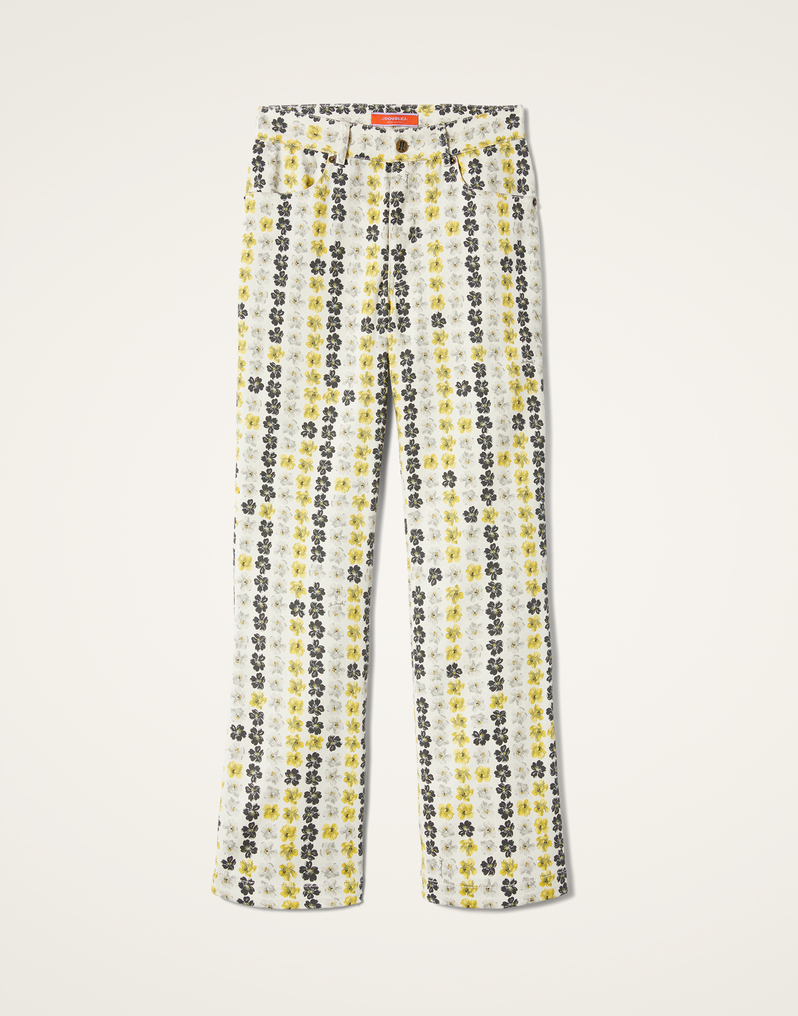 La DoubleJ The Cropped Flare Jean La DoubleJ The Cropped Flare Jean Cupid White TRO0158COT063CUP02WH01