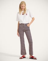 La DoubleJ Raise Your Vibration T-Shirt La DoubleJ Raise Your Vibration T-Shirt Solid Print TSH0020JER032SOP04WH05