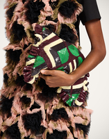 La DoubleJ Hand Pochette La DoubleJ Hand Pochette Domino Military Green BAG0081PAI017DOM07GR12