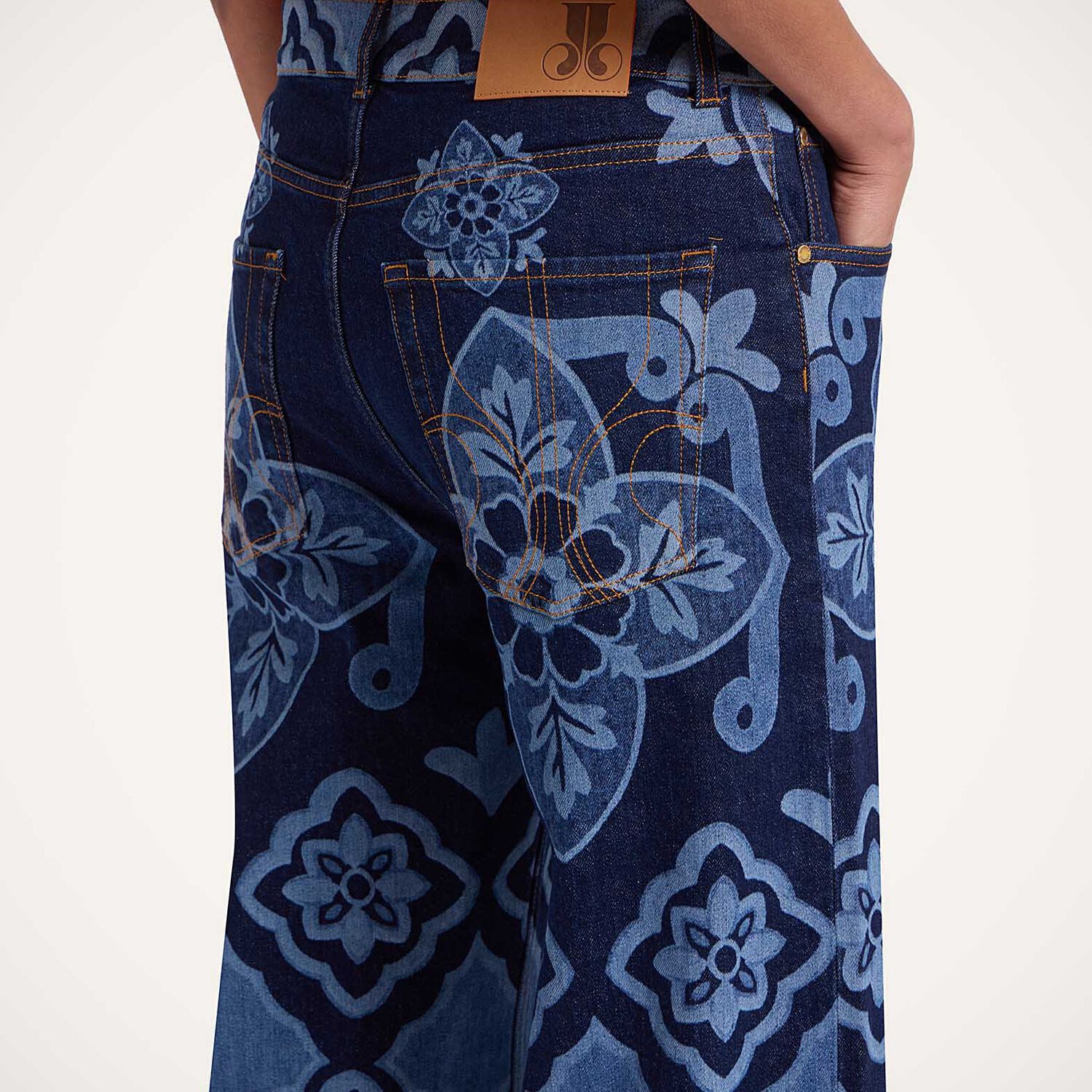La Doublej The Better Than Your Boyfriend Jean In Partenope Navy