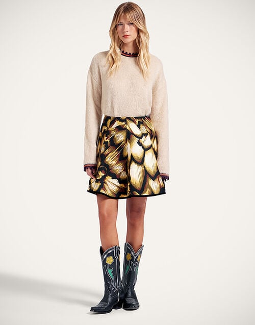 La DoubleJ Mini Dolce Vita Skirt La DoubleJ Mini Dolce Vita Skirt Monarch Black SKI0161CAD001MNR01BL01