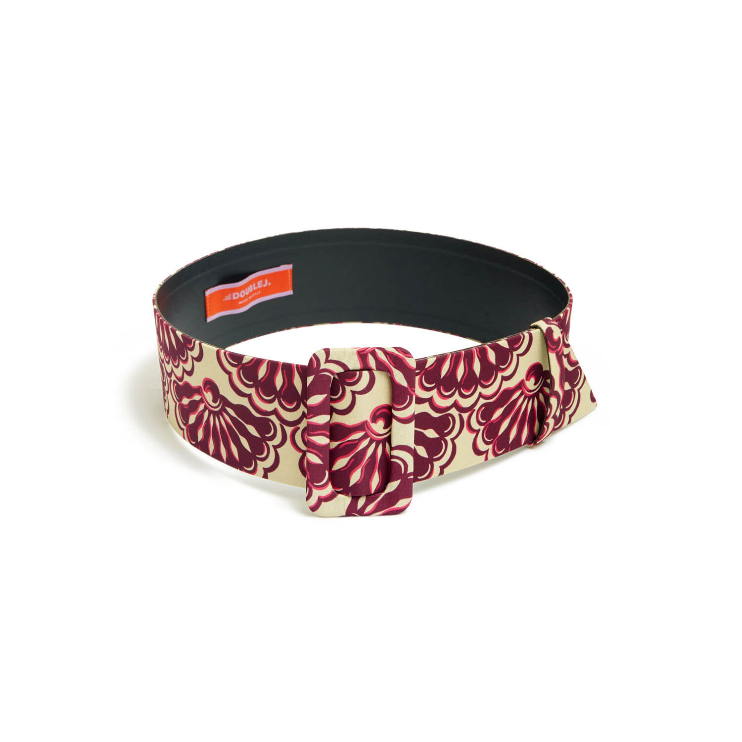 Shop La Doublej Medium Belt In Fans Purple