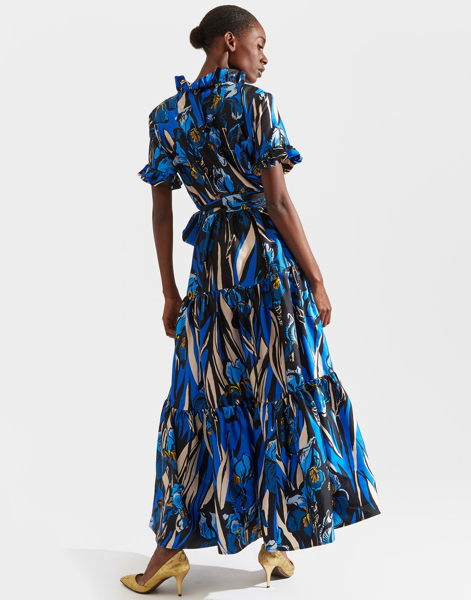 LaDoubleJ Long And Sassy Dress Iris DRE0017SIL001IRI0001