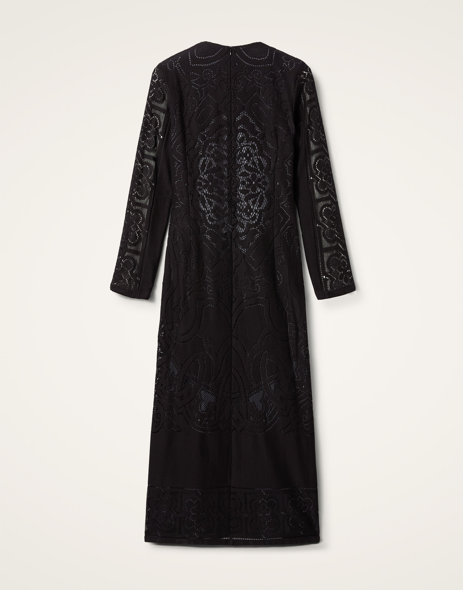 La DoubleJ Lacey Swing Dress Solid Black DRE0418EMB064SOLIDBL01