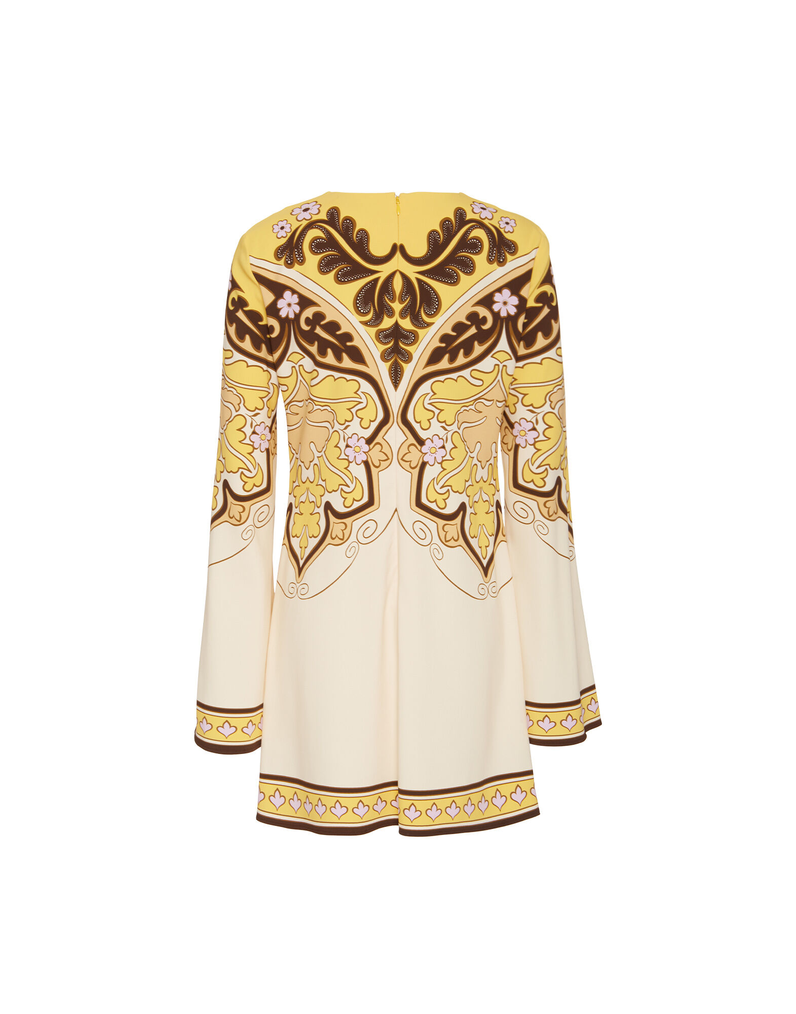 Mini Supreme Swing Dress in Spells Placée Yellow for Women | La DoubleJ