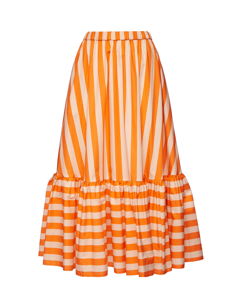 La DoubleJ Sunset Skirt La DoubleJ Sunset Skirt Riviera SKI0068COT039RIV01OR02