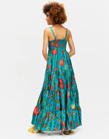 LaDoubleJ Bouncy Dress LaDoubleJ Bouncy Dress Dragon Flower Turchese DRE0042SIL001DRA0005