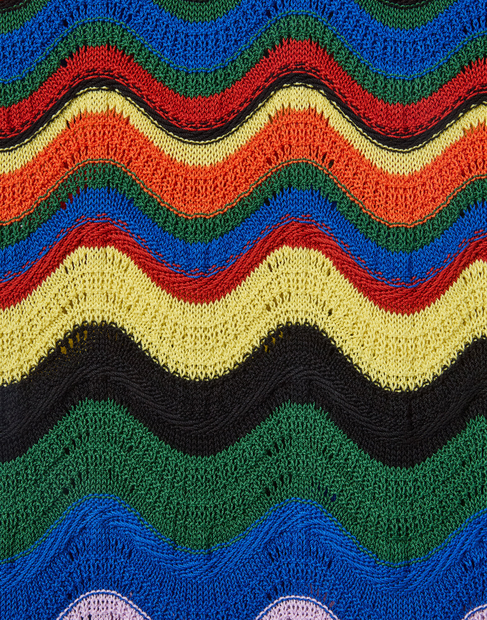 La DoubleJ Chevron Sundress Multicolor Lilac & Blue DRE0916KNI158VA368PU02