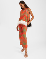 La DoubleJ Hendrix Pants La DoubleJ Hendrix Pants Green Cherries TRO0014COT005CHY0001