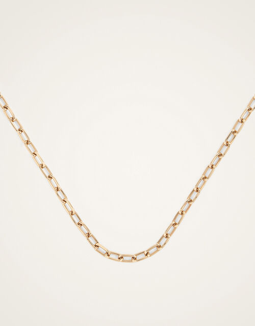 La DoubleJ Dainty Chain 24k Gold Plate NEC0038BRA003SOLIDYE05