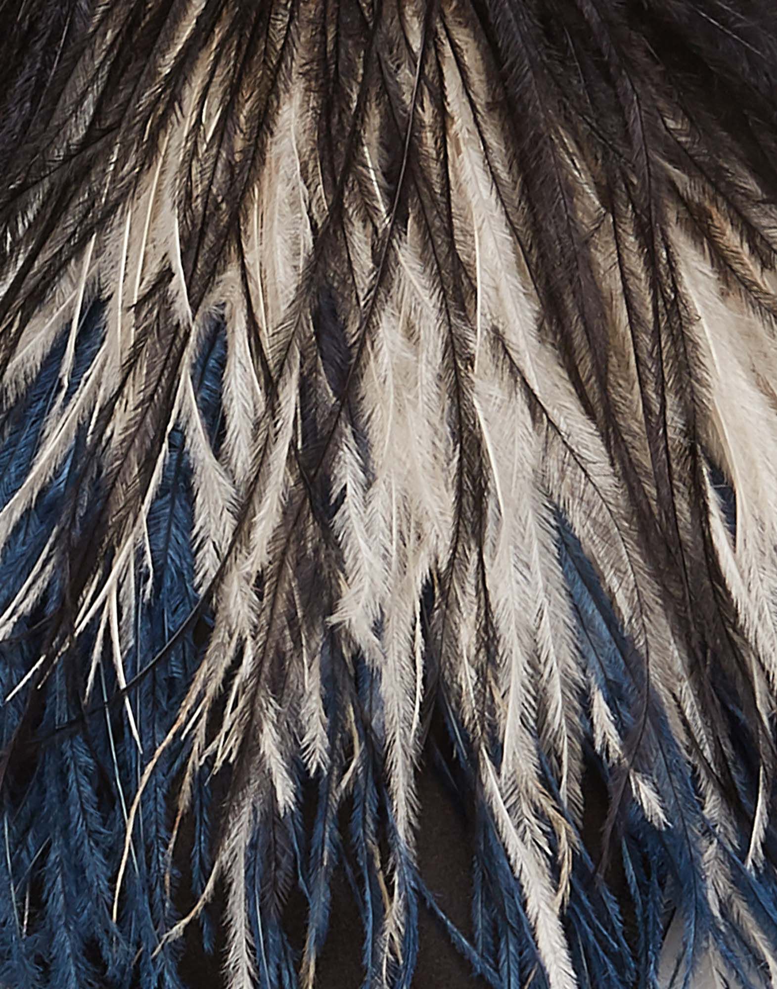 La DoubleJ Feather Slipper Solid Black SHO0007RAS005BLA0001