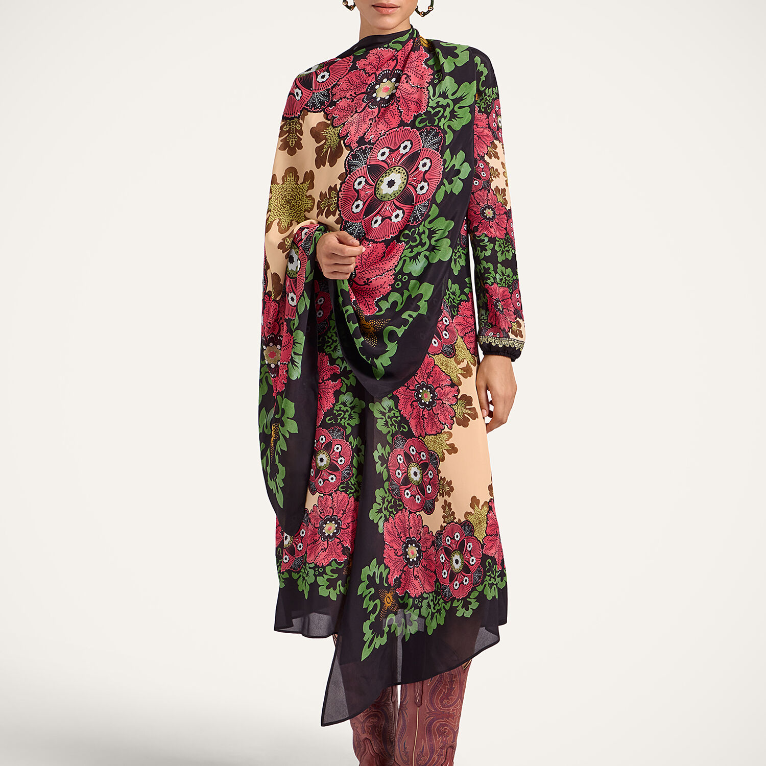 La Doublej Karis Dress In Multi