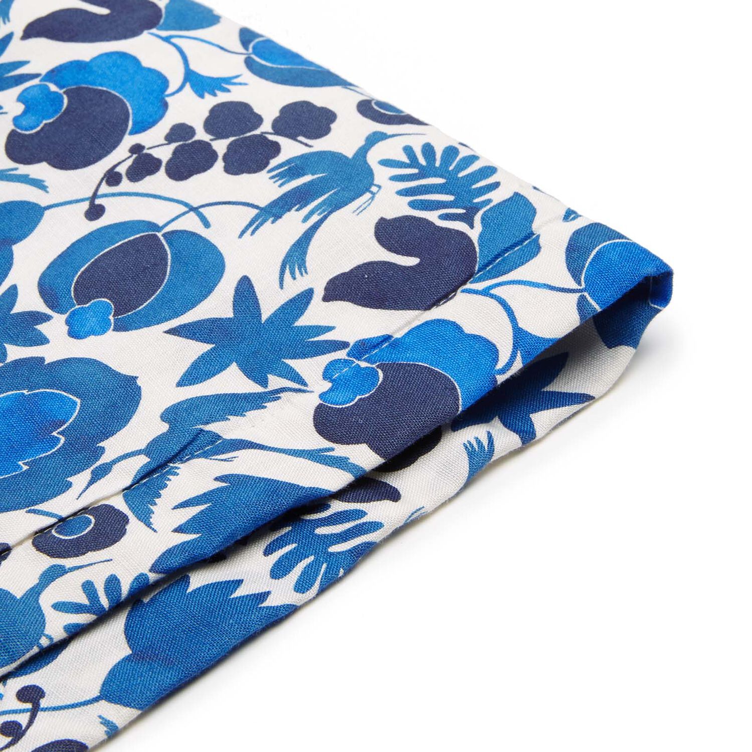 La Doublej Placemat Set Of 2 In Wildbird Blu Small
