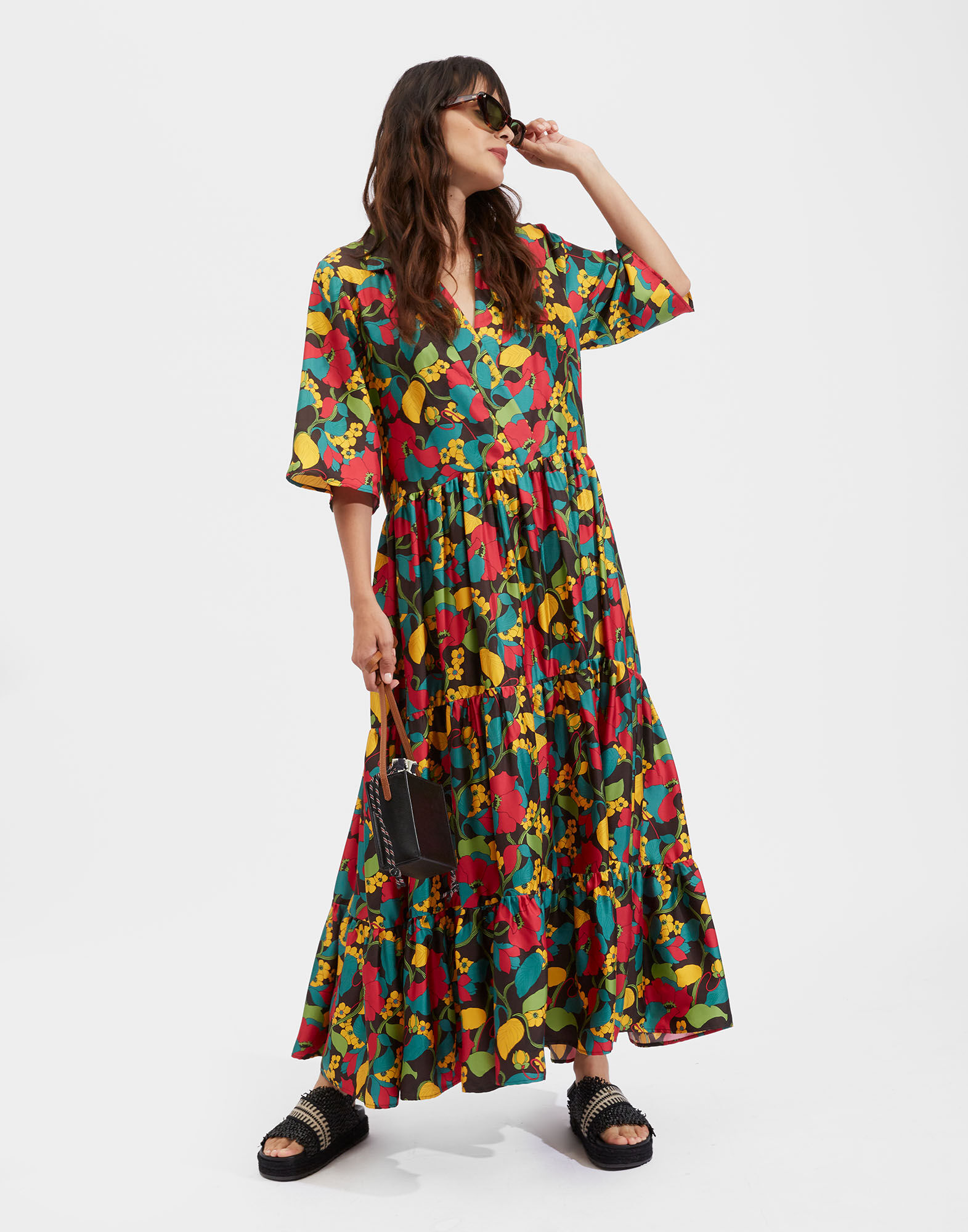 La DoubleJ The J Dress Vines DRE0435SIL001VIN0001