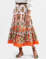 La DoubleJ Sunset Skirt La DoubleJ Sunset Skirt Partenope Placée SKI0068COT039PRT01OR02