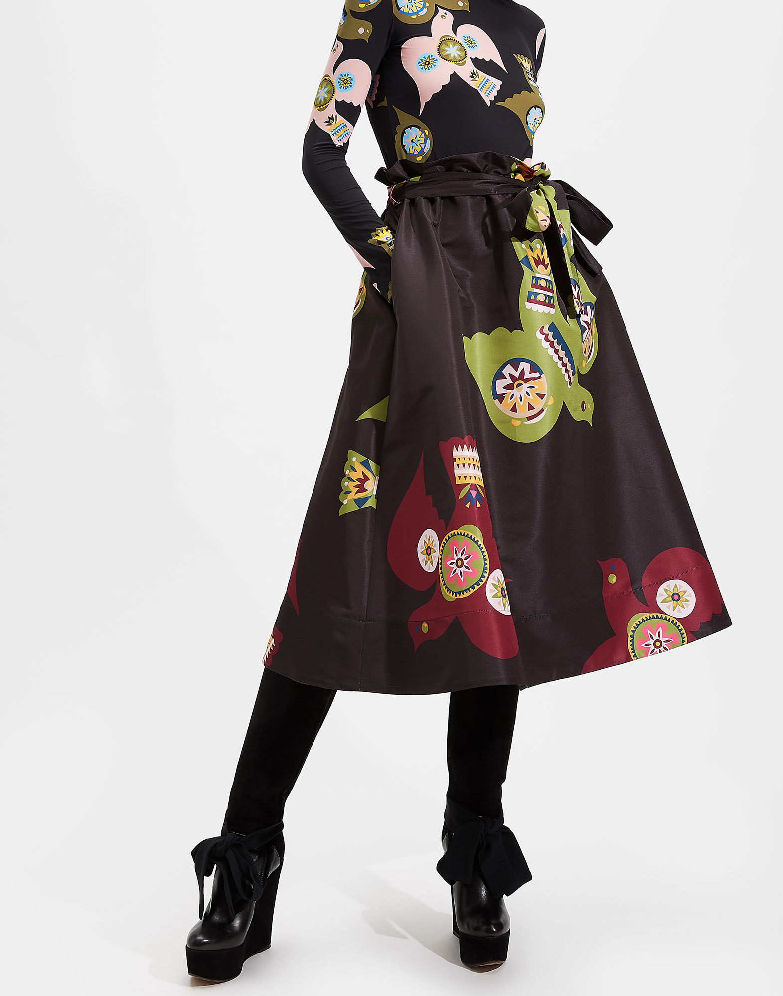 LaDoubleJ Sardegna Skirt Paper Dove SKI0043FAI001DOV0001