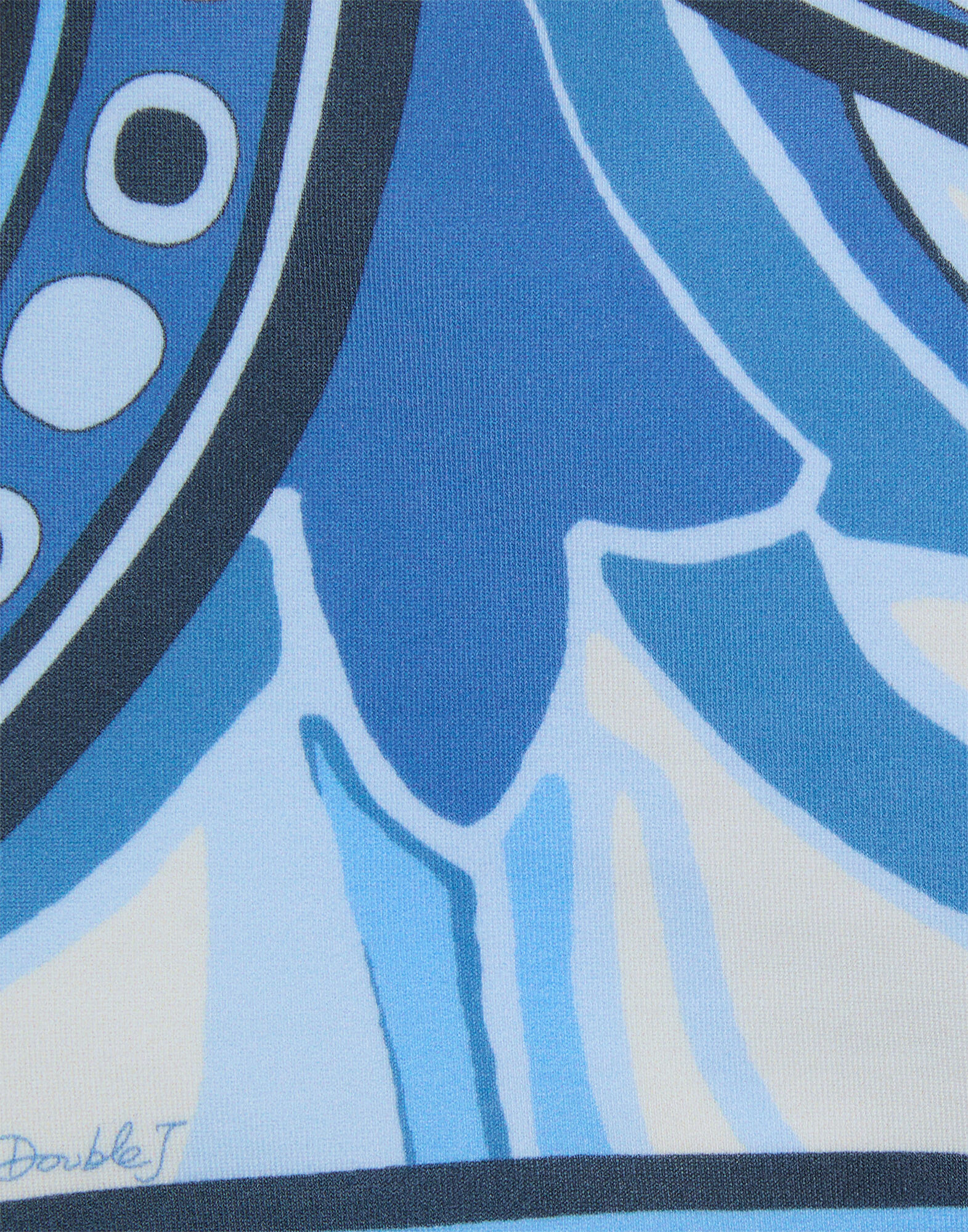 La DoubleJ Goddess Top Cocoon Plac&eacute;e Blue SWI0057LYC009COC02BU03