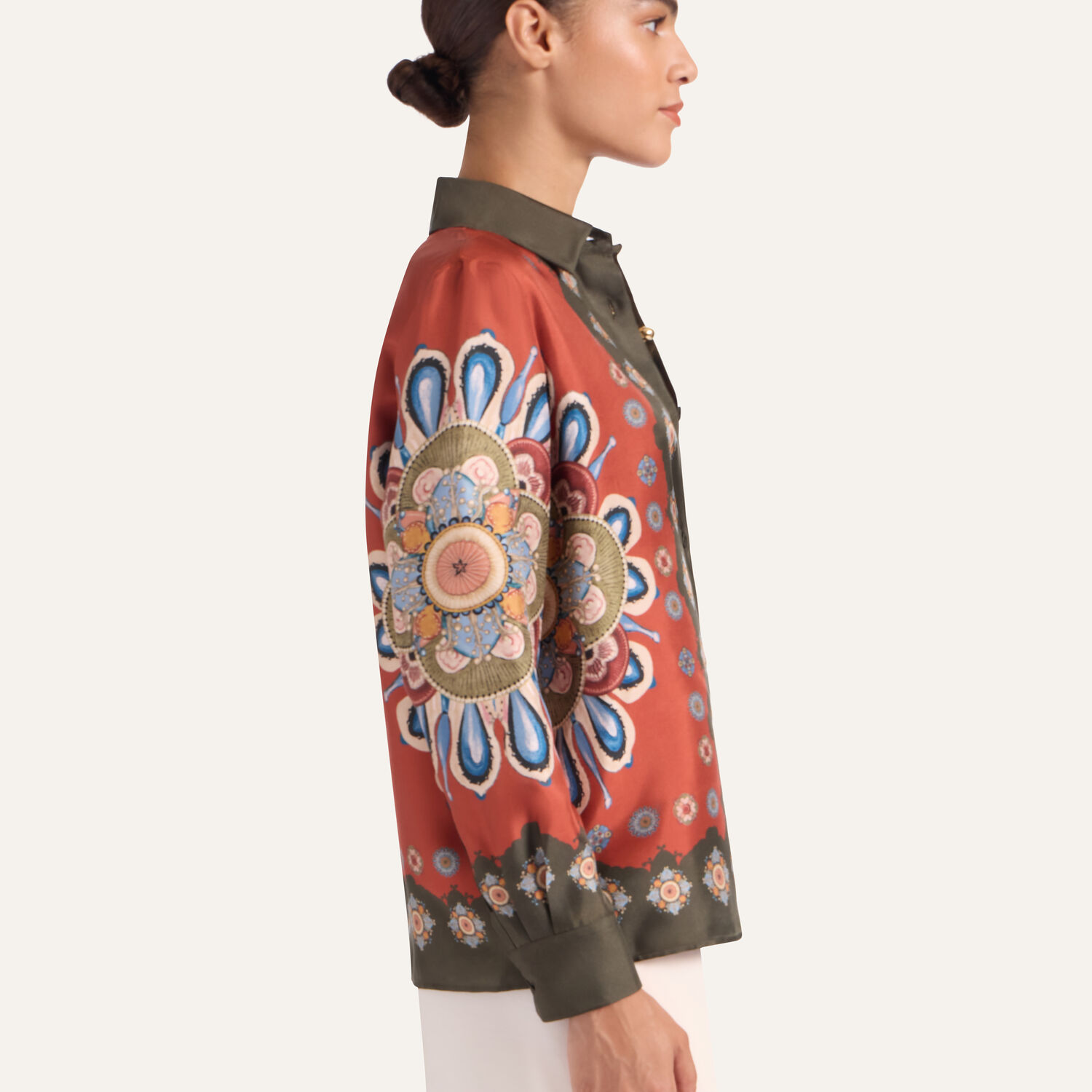 La Doublej Placee Nucleus Shirt In Brown