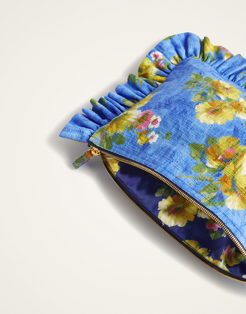 La DoubleJ Hand Pochette La DoubleJ Hand Pochette Riptide Light Blue BAG0059COT005RIP01BU01