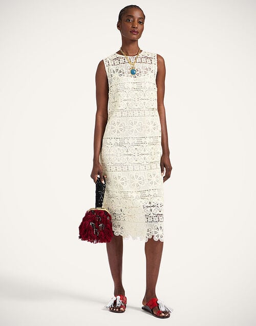 La DoubleJ Column Dress La DoubleJ Column Dress Caper Light Yellow DRE0389EMB104CEP03YE01