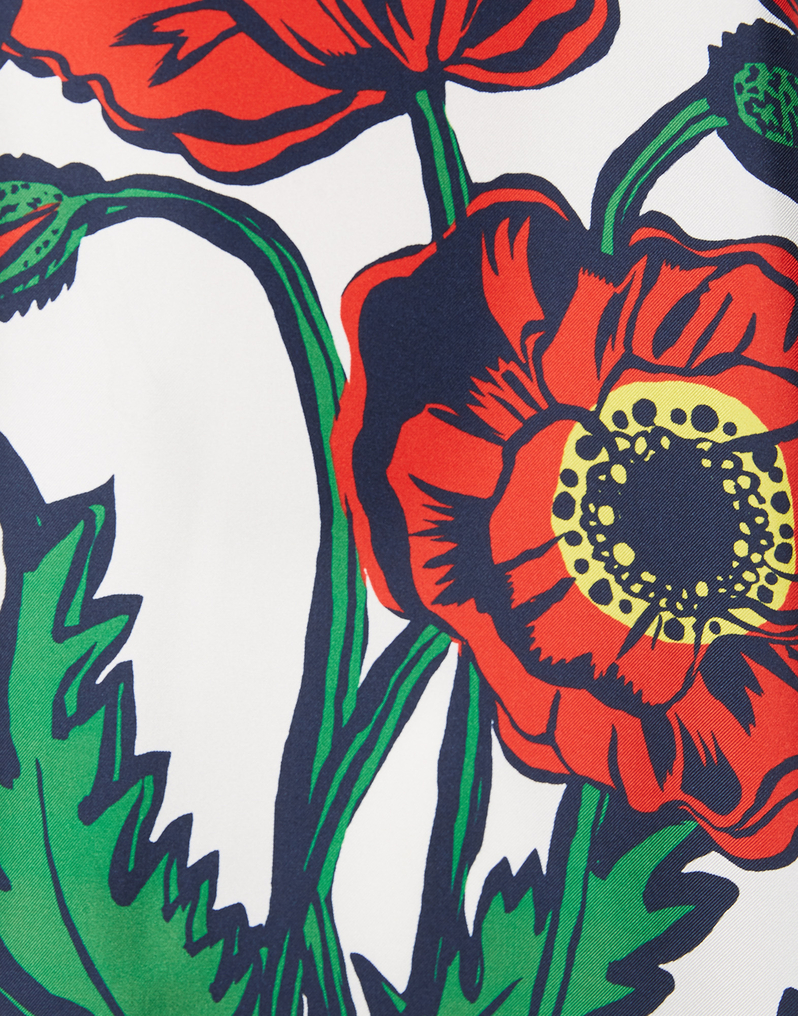 La DoubleJ Swing Dress La DoubleJ Swing Dress Big Blooms Bianco DRE0001SIL001PFI0003