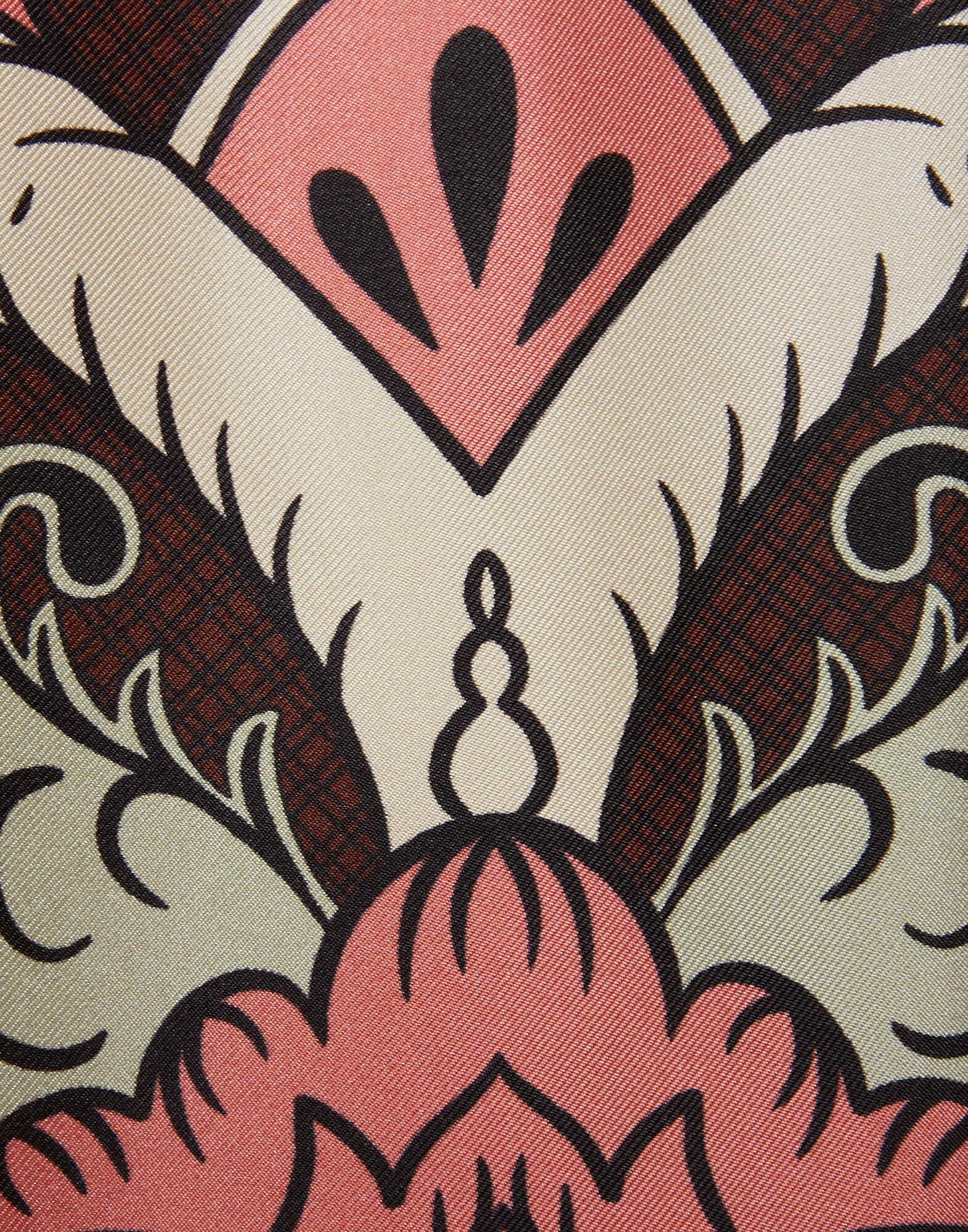 La DoubleJ Foulard Shirt Portal Plac&eacute;e Brown SHI0059SIL006POR02BR11