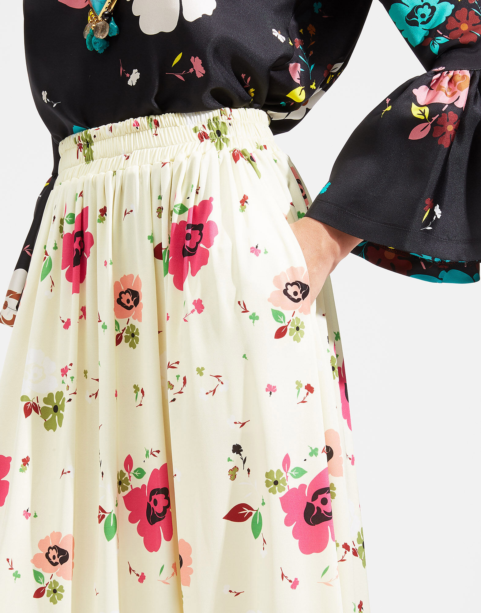 LaDoubleJ Simple Skirt Giardino SKI0051JER003GIA0003