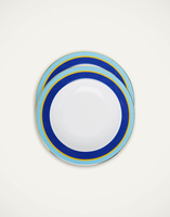 La DoubleJ Soup Plates Set Of 2 La DoubleJ Soup Plates Set Of 2 Rainbow Blue SOU0002CER001RAI04BU03