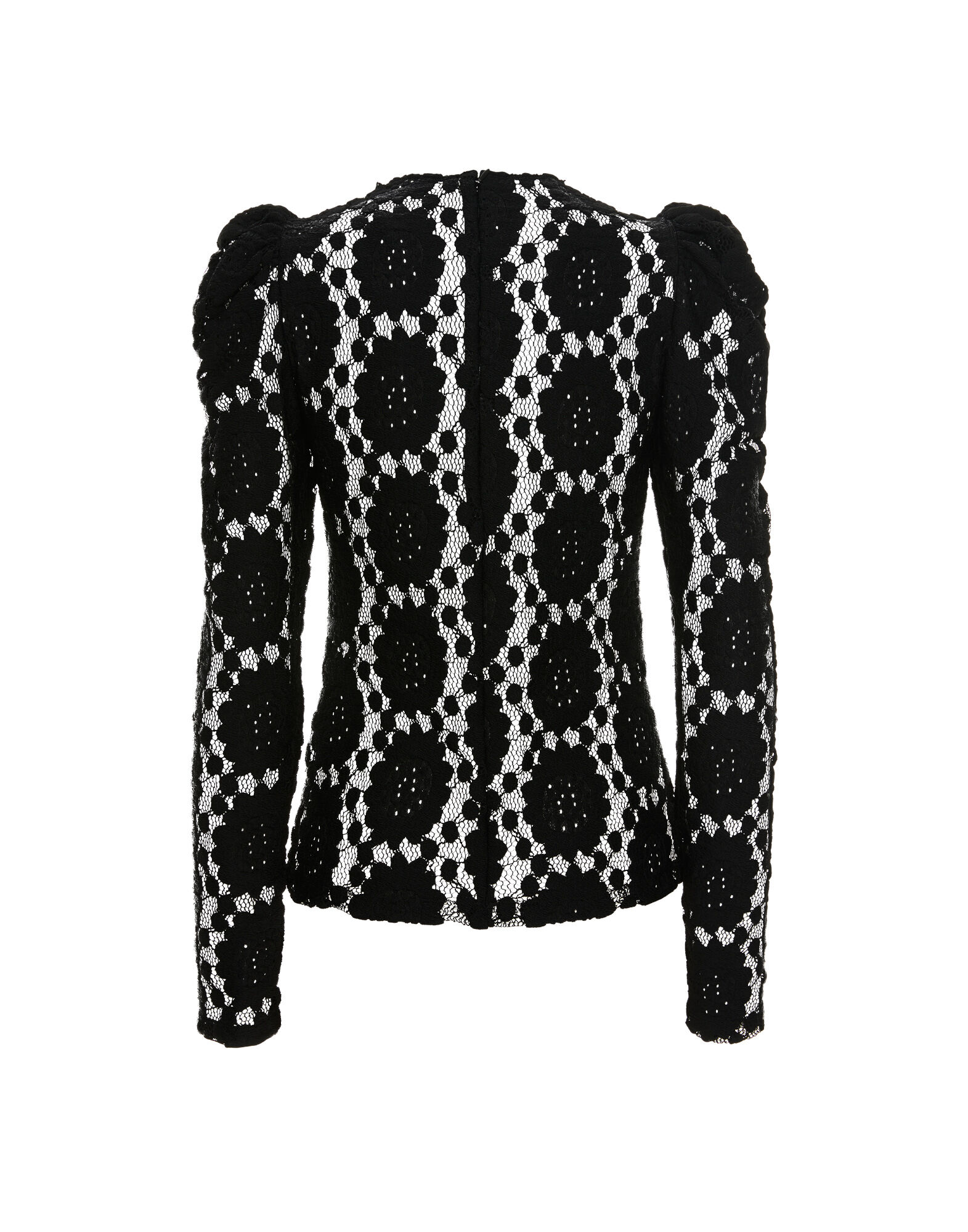 La DoubleJ Clingy Top Solid Black TOP0138EMB037SOLIDBL01