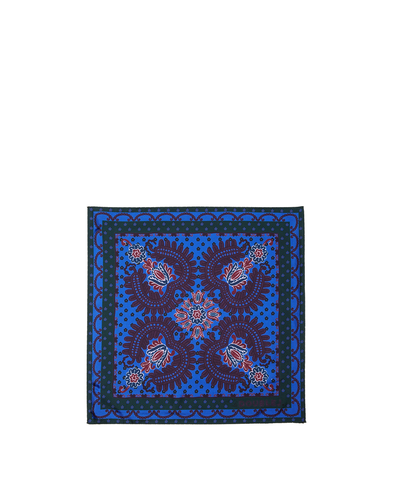 La DoubleJ Folky Hearts Foulard (45X45) La DoubleJ Folky Hearts Foulard (45X45) Folky Hearts Blue SCA0036SIL013FLH0001