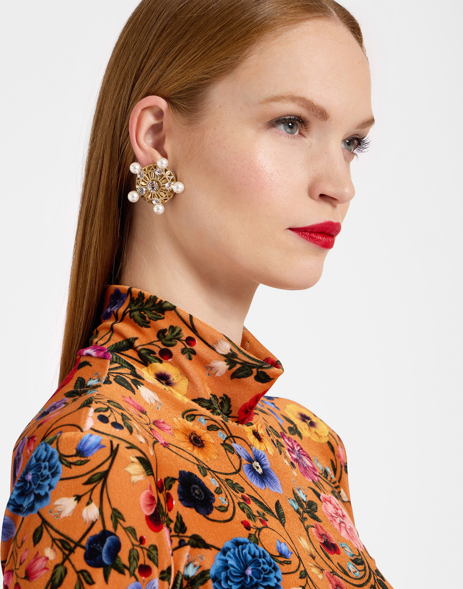 La DoubleJ Turtleneck Botticelli Rust SHI0030VEL006CEL01OR04