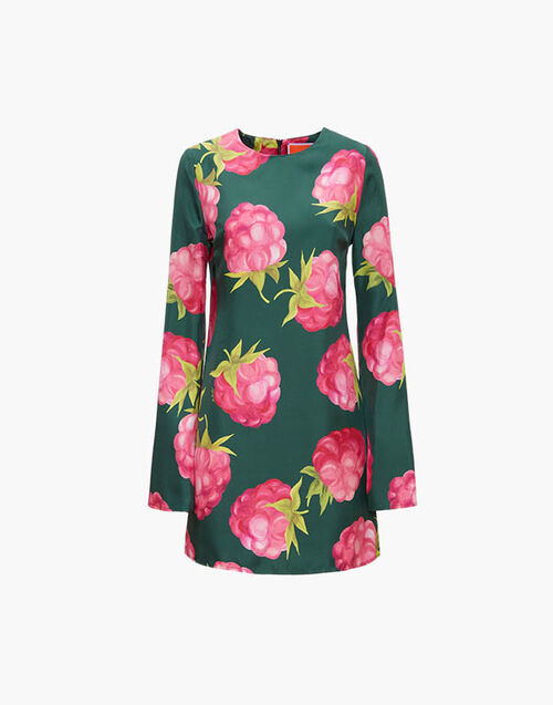 La DoubleJ Mini Supreme Swing Dress Lampone Emerald DRE0652SIL001FMB01GR04