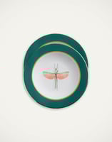 La DoubleJ Soup Plates Set Of 2 La DoubleJ Soup Plates Set Of 2 Libellula SOU0002CER001LIB03GR02