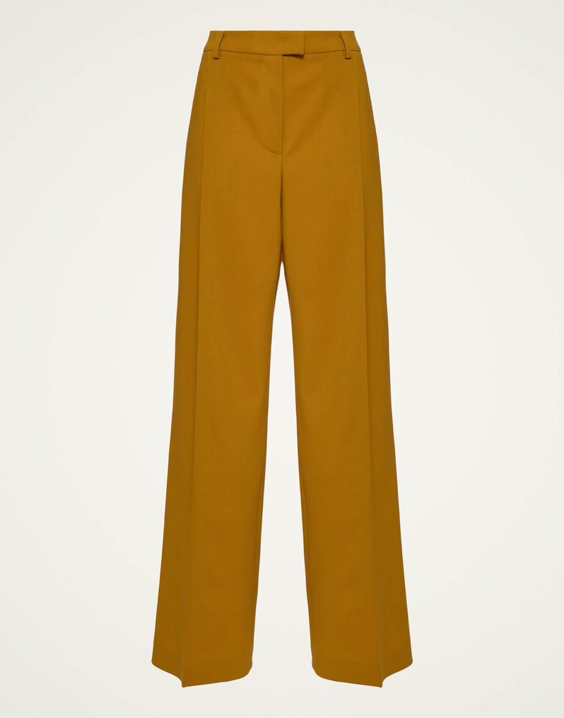 La DoubleJ Loose Pants La DoubleJ Loose Pants Solid Dark Yellow TRO0135WOL023SOLIDYE03