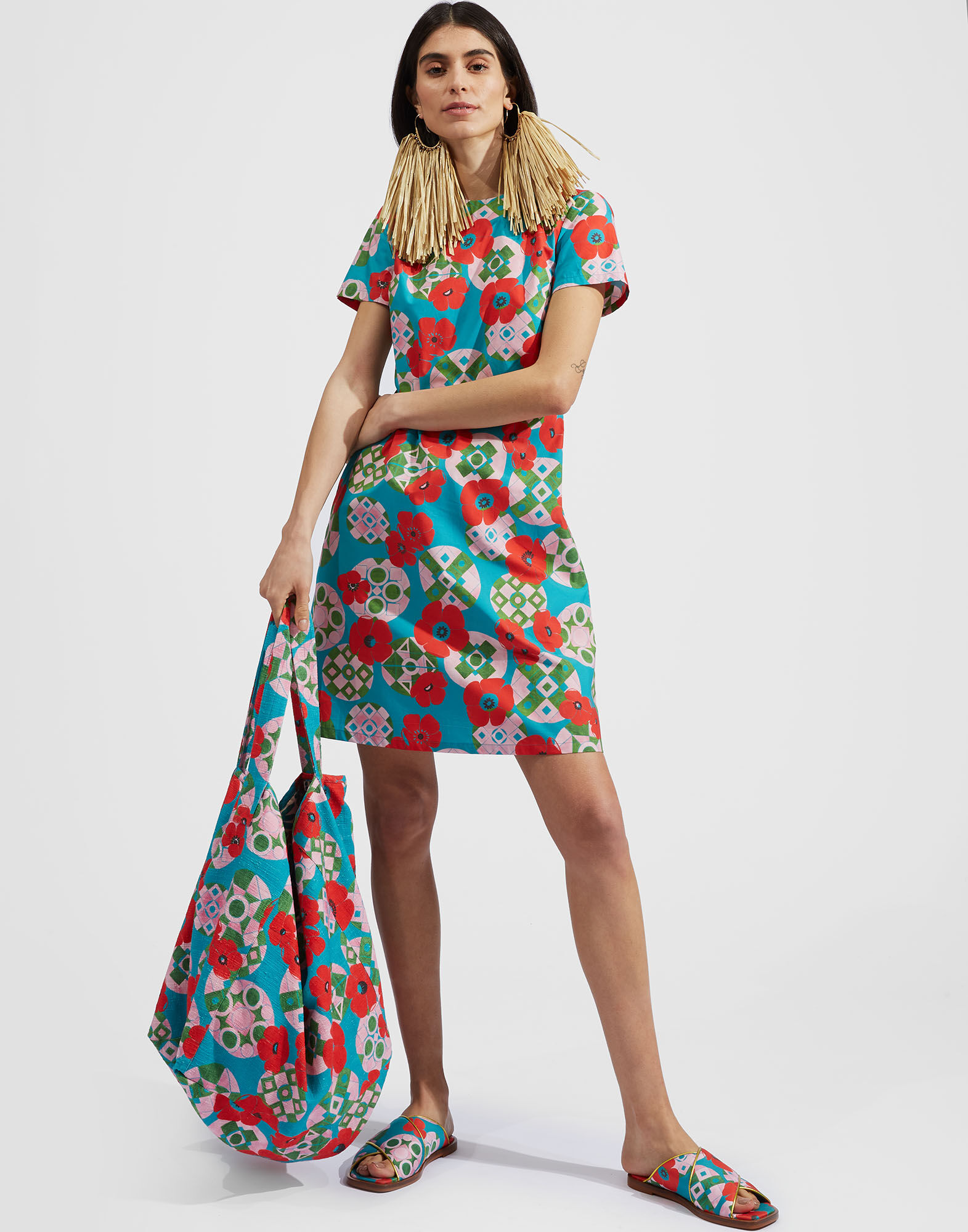 La DoubleJ Mini Swing Dress Nectar DRE0159COT001NEC0001