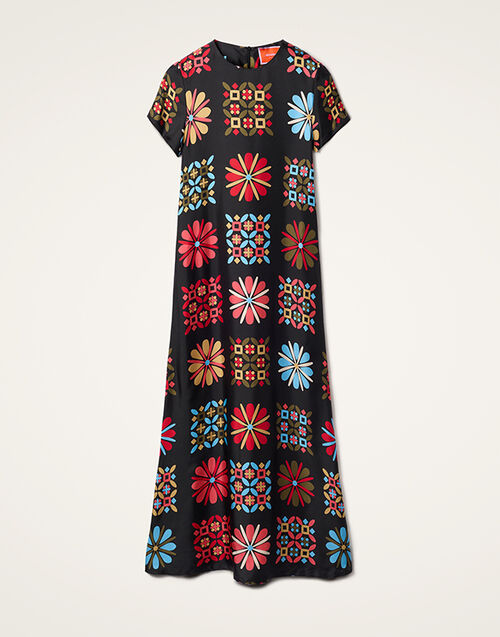 La DoubleJ Swing Dress Vetrata Grande DRE0001SIL001VET0003