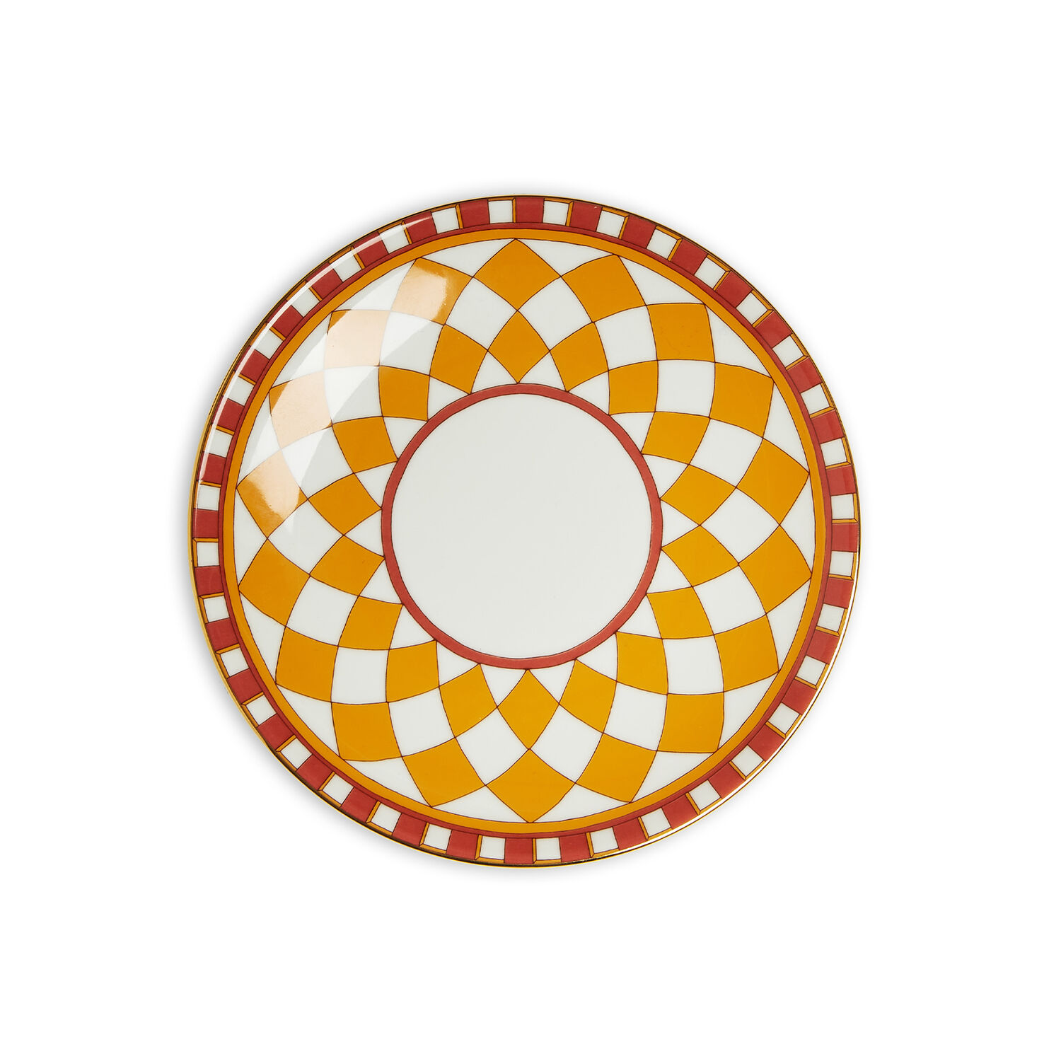 Shop La Doublej Side Plates Set Of 2 In Apollo Yellow