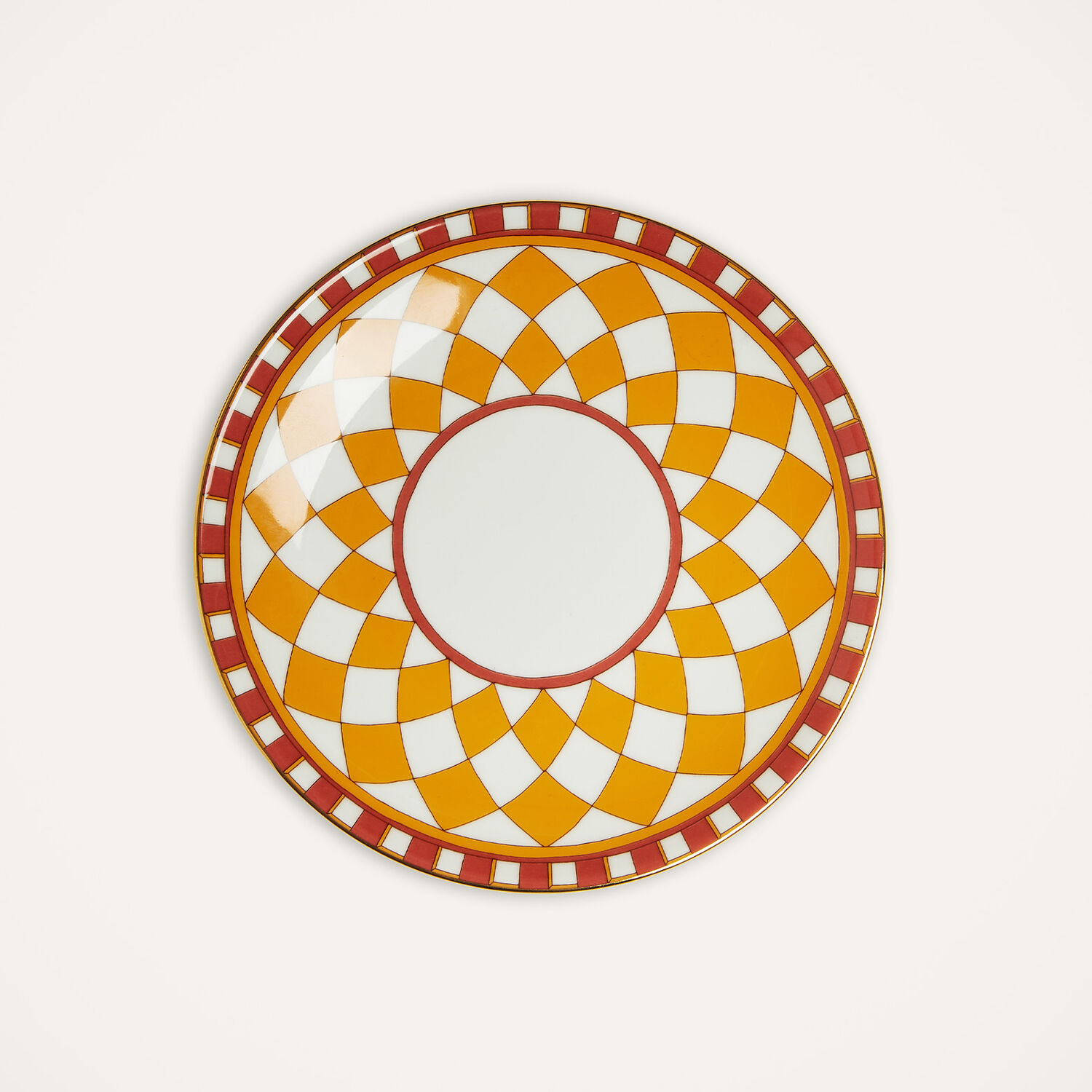 Shop La Doublej Side Plates Set Of 2 In Apollo Yellow