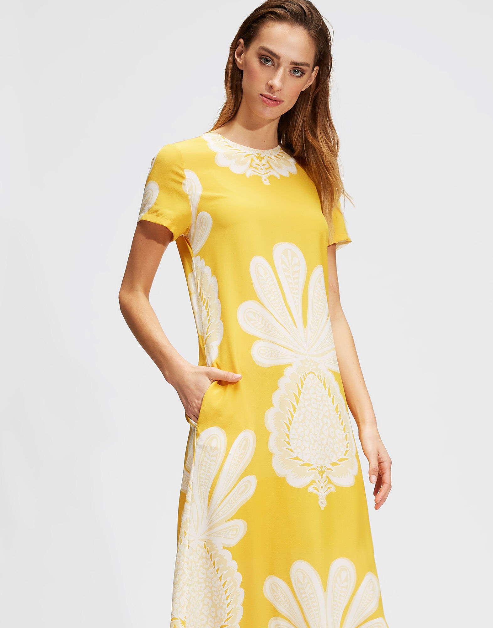 LaDoubleJ Swing Dress Big Pineapple DRE0001CRE001PNP0001