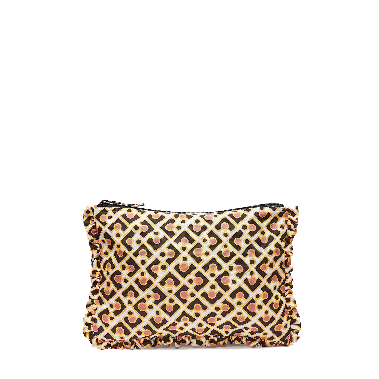 La Doublej La Double J Hand Pochette In Puzzle Rosa