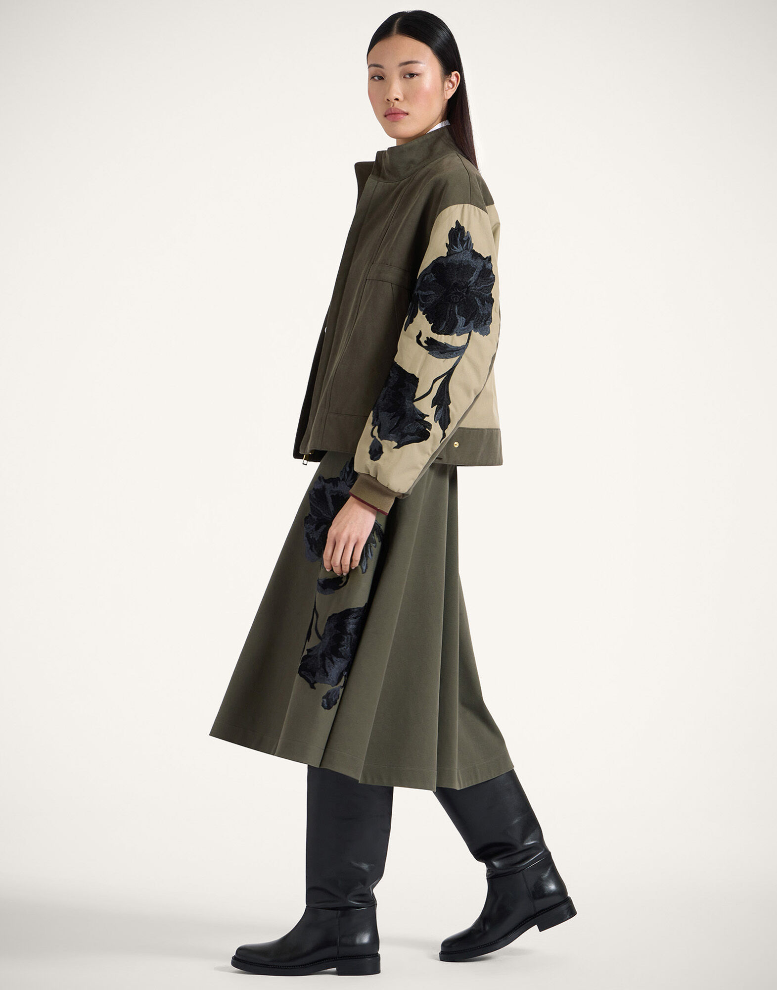 スカート La Double J Maxi Skirt In Green Silk La Doublej La Double J Maxi Skirt In Green Silk | ModeSens
